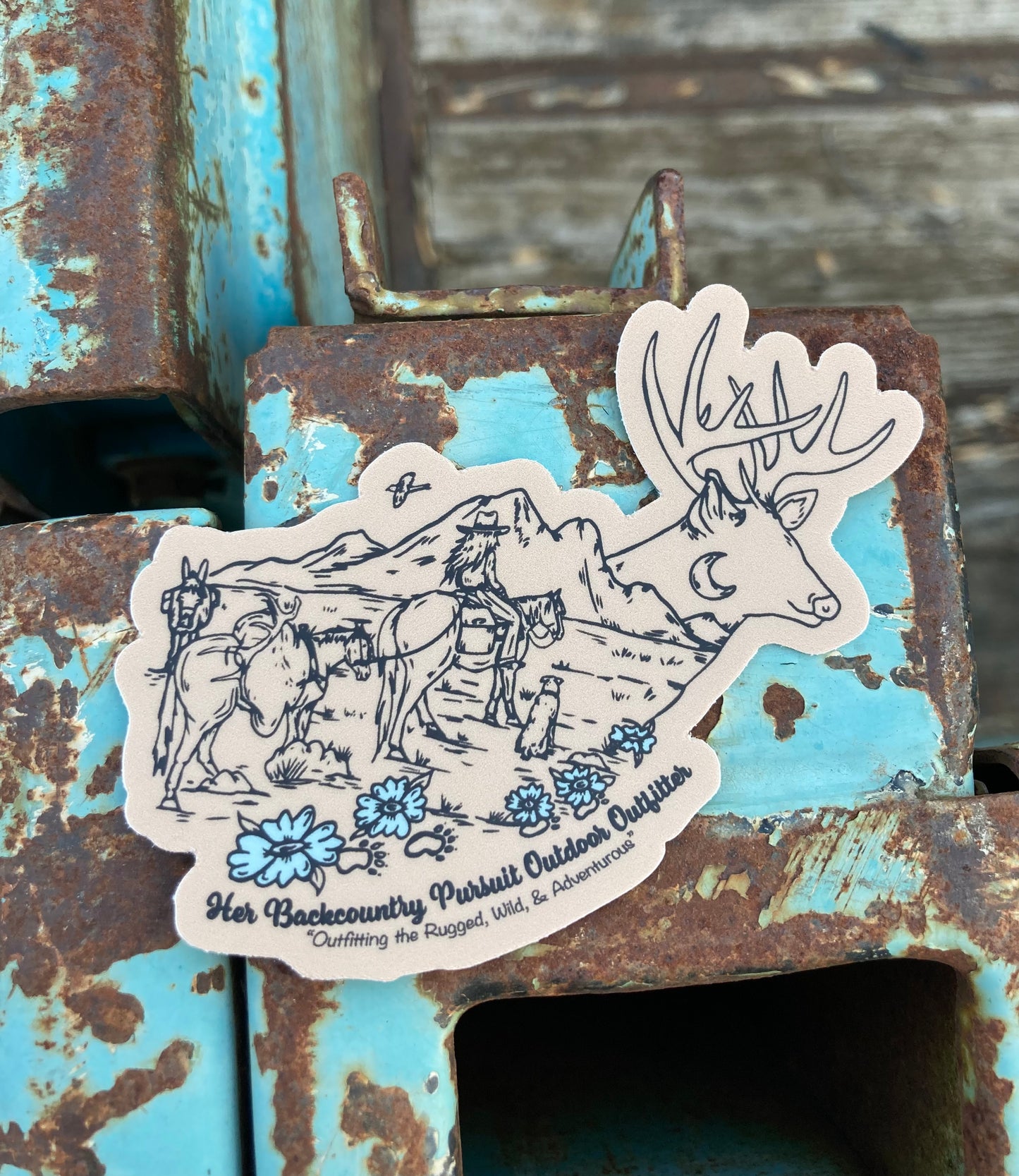 Her Backcountry Pursuit Pack String Stickers