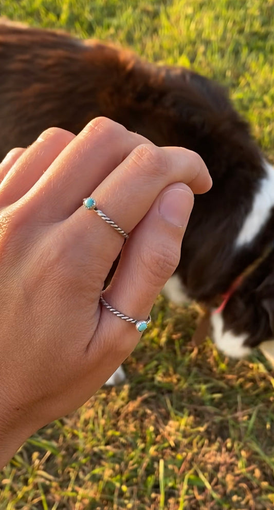 Dainty Everyday Turquoise Ring