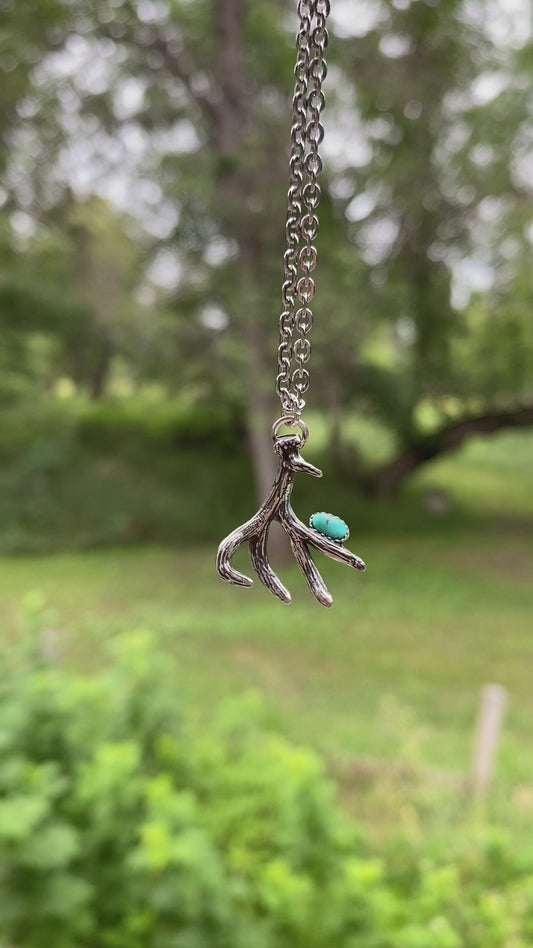 Mule Deer Antler Necklace